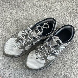 New Balance White and Gray Running Shoes
